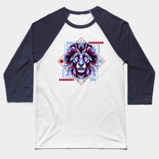 lion head artwork Baseball T-Shirt